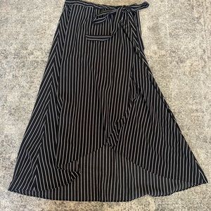 Magnolia Pinstriped MIDI Skirt